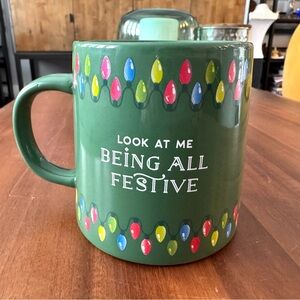 Place & Time Look at Me Festive Holiday Mug